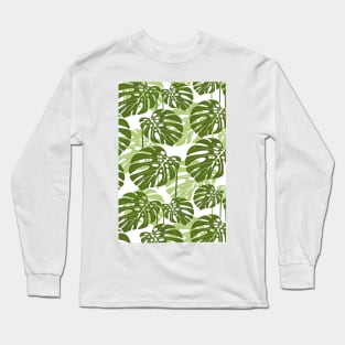 Monstera Wood Long Sleeve T-Shirt